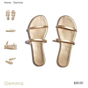 TKEES Gemma Slide Gold size 11